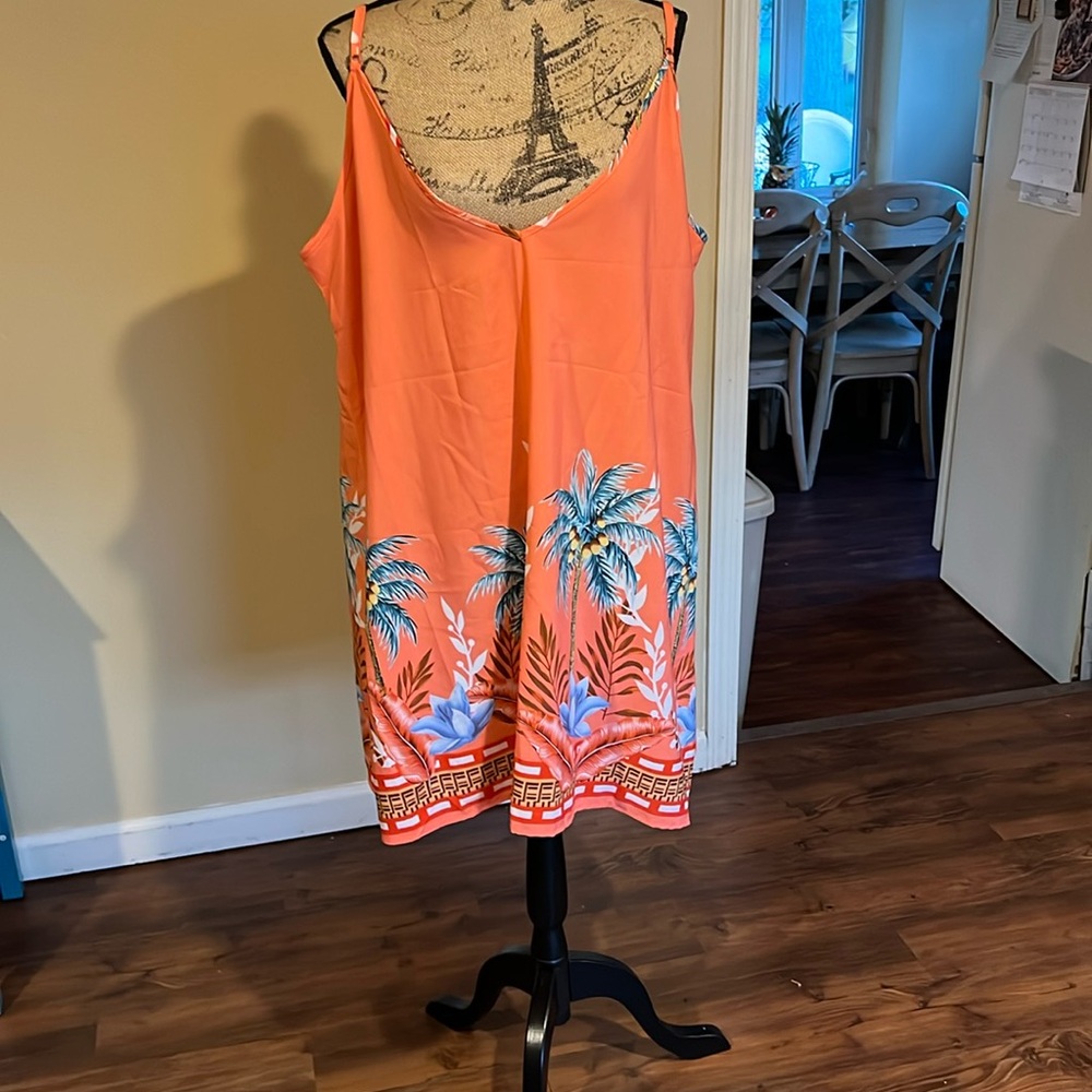 This is so cute - vacation ready light weight adjustable straps - coral color